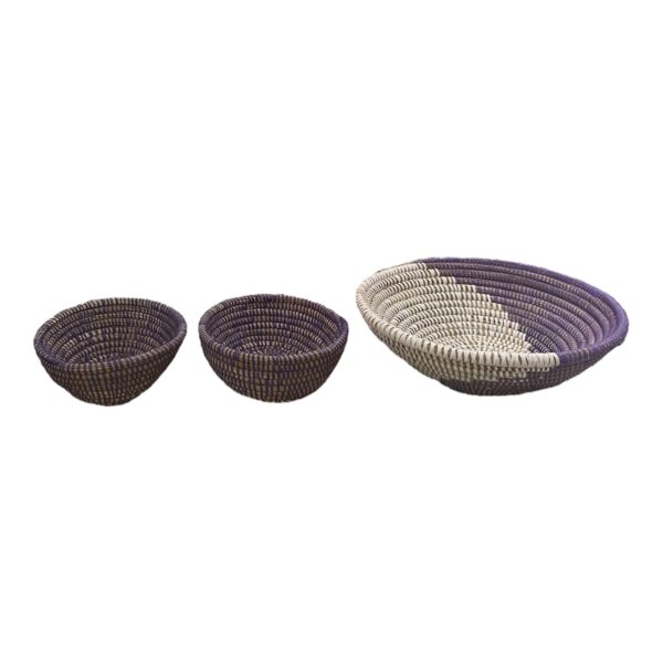 Set of 3 fruit baskets size: Large , medium and small